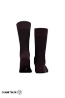 Unisex Diyabetik Bambu Soket Çorap Mısırlı UMDK000021 Mor detay görünüm