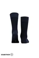 Unisex Diyabetik Bambu Soket Çorap Mısırlı UMDK000021 Lacivert görsel 14