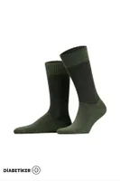 Unisex Diyabetik Bambu Soket Çorap Mısırlı UMDK000021 Haki görsel 17