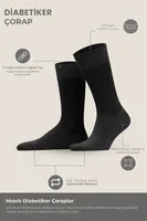 Unisex Diyabetik Bambu Soket Çorap Mısırlı UMDK000021 farklı açı