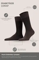 Unisex Diyabetik Bambu Soket Çorap Mısırlı UMDK000021 görsel 12
