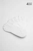 Unisex Pamuklu Süper Fit 4 Çift Sneaker Çorap Mısırlı KSNK000025 detay görünüm