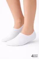 Unisex Pamuklu Süper Fit 4 Çift Sneaker Çorap Mısırlı KSNK000025 farklı açı