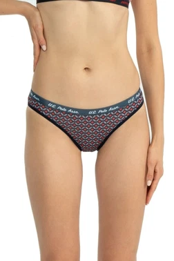 Us. POLO Assn. U.S. Polo Assn. 3Lü Kadın Karışık Renk Slip Külot 66428 - Alternatif Görünüm