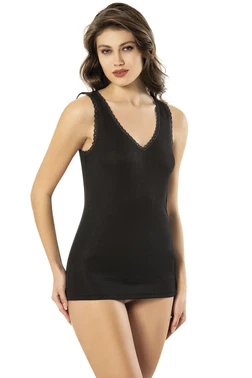 Kota Viskon Raporlu Kaşkorse Dantelli Kadın Atlet 6'lı Kota 6658