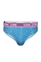 Yaprak Desenli Turkuaz Pamuklu Lastikli Slip Külot Darkzone DZ-1103-117-S Görsel