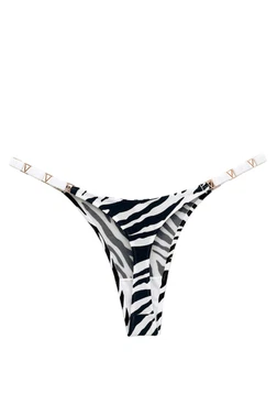 Zebra Desenli Fantezi Kadın Külot String Real Passione 297 - Alternatif Görünüm