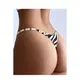 Zebra Desenli Fantezi Kadın Külot String Real Passione 297