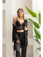 10 Parça Gelin Seti Siyah Gallipoli 312245 Siyah