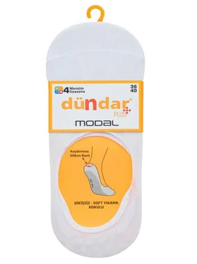 Dündar Çorap 12'li Kadın Modal Babet Çorap 36-40 Dündar 6913 - Alternatif Görünüm