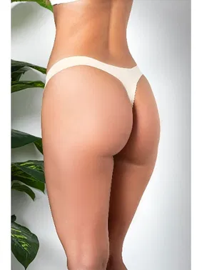 Gallipoli 3'lü Paket Dikişsiz, İz Yapmaz, Lazer Kesim, String Külot Ekru Gallipoli 21262 - Alternatif Görünüm