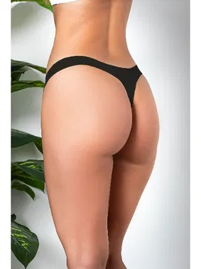 Gallipoli 3'lü Paket Dikişsiz, İz Yapmaz, Lazer Kesim, String Külot Siyah Gallipoli 21262 - Alternatif Görünüm