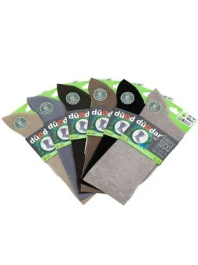 Dündar Çorap 4 Mevsim 12'li Erkek Bambu Diyabetik Çorap 40-44 Dündar 6982