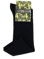 4 Mevsim 12'li Erkek Pamuklu Asker Çorap 40-44 Dündar 9501 Siyah detay görünüm