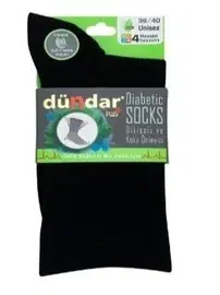 Dündar Çorap 4 Mevsim 12'li Kadın Bambu Diyabetik Çorap 36-40 Dündar 6999_2