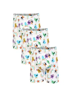 Akbeniz Erkek Çocuk 3lü Beyaz Boxer Akbeniz C003