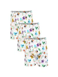 Akbeniz Erkek Çocuk 3lü Beyaz Boxer Akbeniz C003