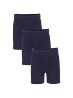 Erkek Çocuk 3'lü Lacivert Boxer Akbeniz C003 Beyaz