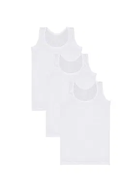 Akbeniz Erkek Çocuk 3lü Penye Atlet Akbeniz C005