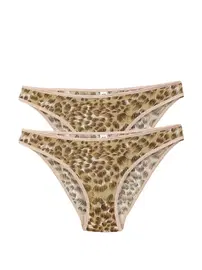 Akbeniz Akbeniz Kadın Leopar Desenli 2'li Slip S0021
