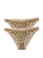 Akbeniz Kadın Leopar Desenli 2'li Slip S0021