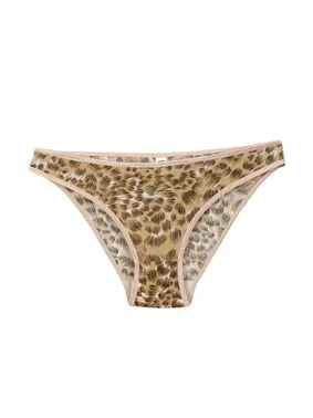 Akbeniz Akbeniz Kadın Leopar Desenli 2'li Slip S0021 - Alternatif Görünüm