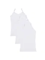 Kız Çocuk 3lü İp Askılı Atlet Akbeniz C004 Beyaz