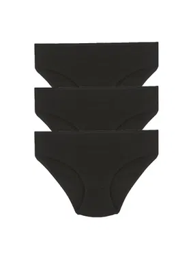 Akbeniz Akbeniz Kız Çocuk 3'lü Siyah Külot