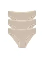 Akbeniz C001 Kız Çocuk 3'lü Sütlü Kahve Külot Sütlü Kahve