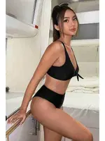 Şık Bikini Üstü (Çıkartılabilir Kaplı) Angelsin MS40979 Siyah farklı açı