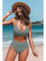 Yüksek Bel Bikini Altı Gri Angelsin 42008 Gri detay görünüm