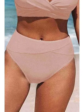 Angelsin Yüksek Bel Bikini Altı Pembe Angelsin MS42008