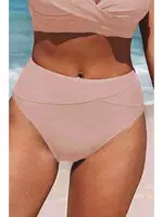 Yüksek Bel Bikini Altı Pembe Angelsin MS42008 Pembe