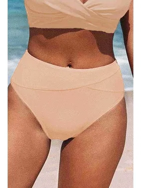 Angelsin Yüksek Bel Bikini Altı Somon Angelsin MS42008