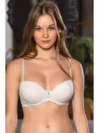 Gallipoli Arkasi Çaprazli Sütyen Ekru Gallipoli 11180