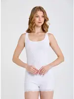 Kadın Geniş Askılı Atlet Berrak 7051 Beyaz farklı açı