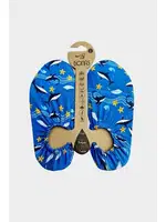 Bonas Balina ve Deniz Yıldızı Desenli Kaydırmaz Taban Çocuk Havuz ve Deniz Ayakkabısı Mavi