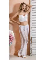 Bralet Pantolon ve Slip Takım Ekru Gallipoli 32264 Ekru