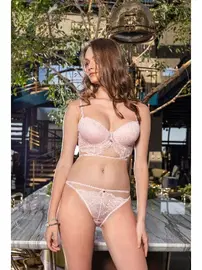 Gallipoli Bralet Sütyen, Slip Takim Pembe Gallipoli 3391