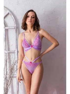 Gallipoli Bralet Sütyen Ve Slip Külot Takim Lila Gallipoli 32101