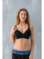 Çitçitli Toparlayici Minimizer Sütyen Siyah Gallipoli 11991 Siyah