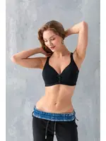 Çitçitli Toparlayici Minimizer Sütyen Siyah Gallipoli 11991 Siyah detay görünüm