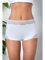 Dantel Detayli Boxer Beyaz Gallipoli 21783 Beyaz