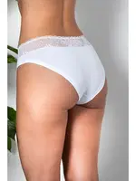 Dantel Detayli Slip Külot Beyaz Gallipoli 21781 Beyaz detay görünüm