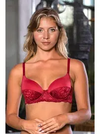 Gallipoli Dantel Detayli Sütyen Bordo Gallipoli 1130