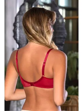 Gallipoli Dantel Detayli Sütyen Bordo Gallipoli 1130 - Alternatif Görünüm