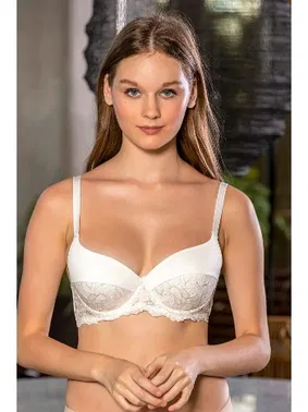 Gallipoli Dantel Detayli Sütyen Ekru Gallipoli 1130