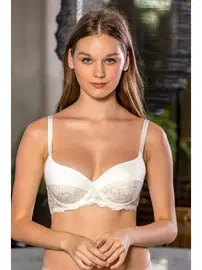 Gallipoli Dantel Detayli Sütyen Ekru Gallipoli 1130