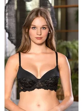 Gallipoli Dantel Detayli Sütyen Siyah Gallipoli 1130