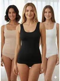 Defnem Dikişsiz Bayan Atlet 6'lı Defnem 5252